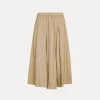 forte_forte skirt in poplin with an elasticated waistband dune^ Skirts