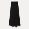 forte_forte skirt in silk georgette nero^ Skirts