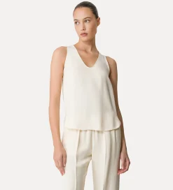 forte_forte slub viscose top orchidea^ Tops