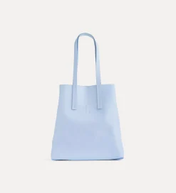 forte_forte small shopper in calfskin azzurro^ Bags And Belts