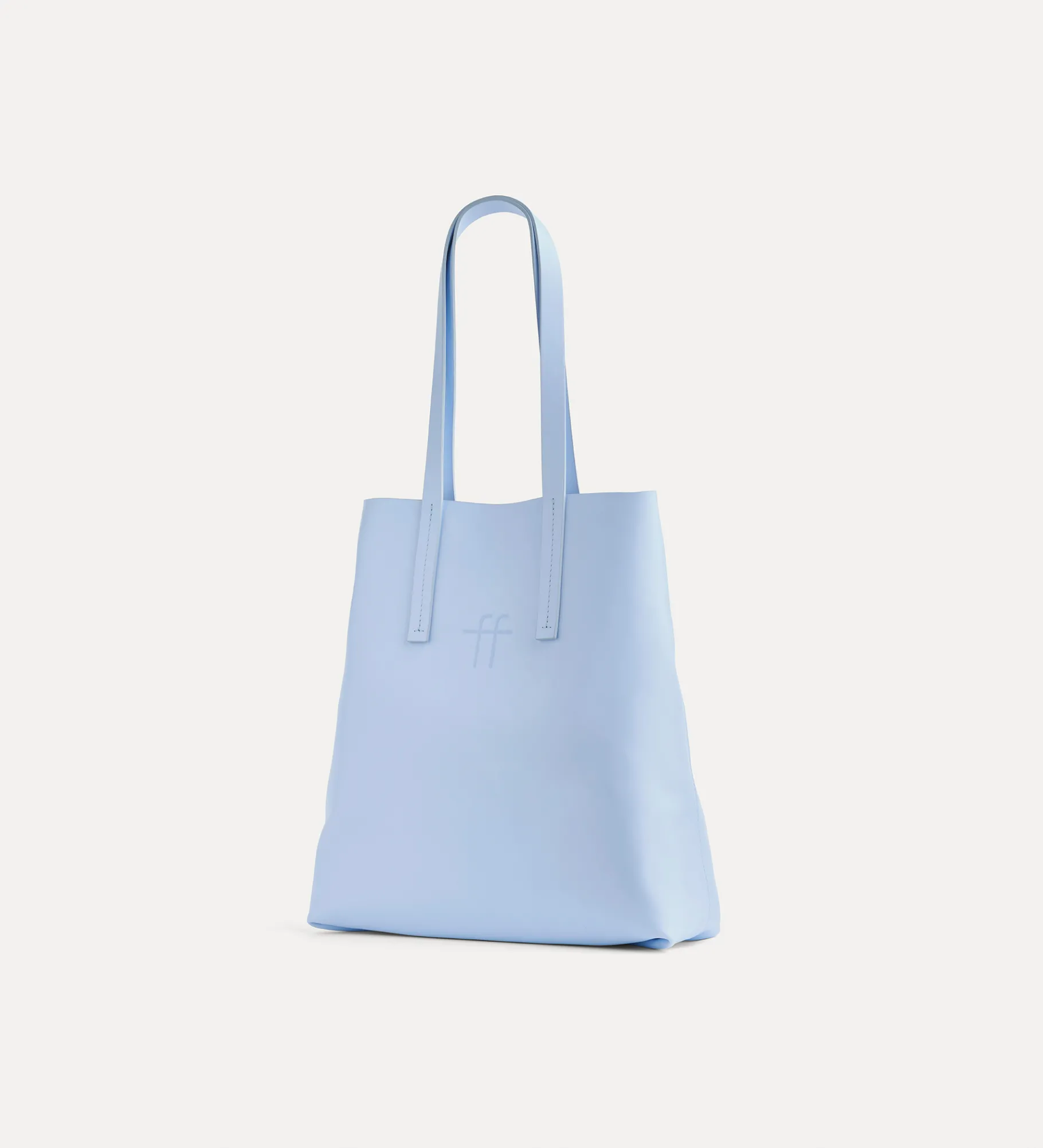 forte_forte small shopper in calfskin azzurro^ Bags And Belts