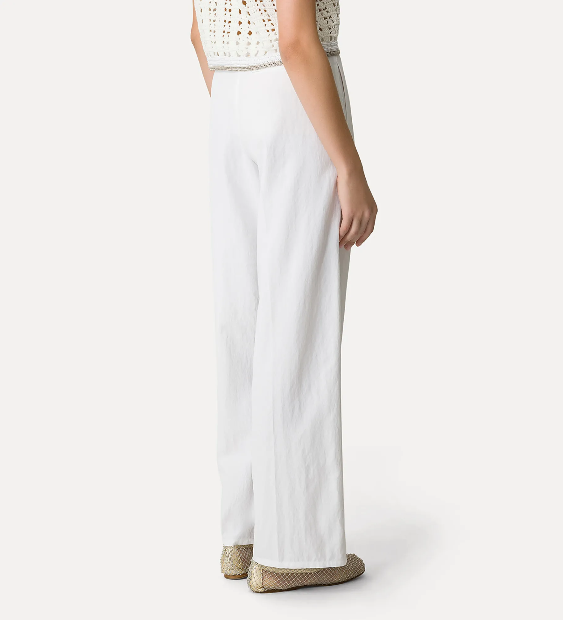 forte_forte straight–leg trousers giglio^ Pants