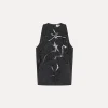 forte_forte top in embroidered black cotton nero^ Tops