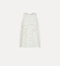 forte_forte top in embroidered poplin bianco^ Tops