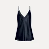 forte_forte top in glossy silk satin abisso^ Tops