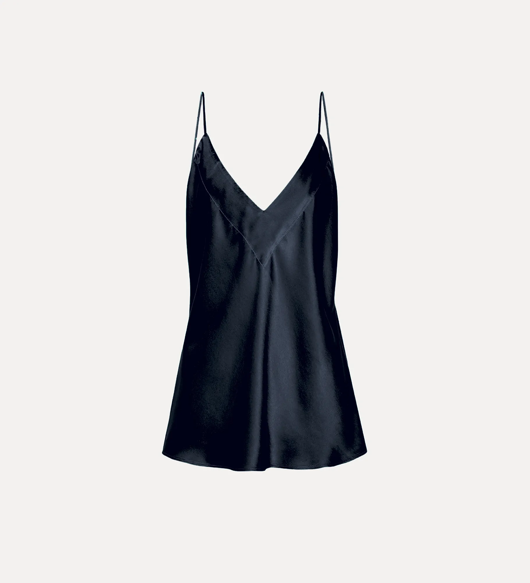 forte_forte top in glossy silk satin abisso^ Tops