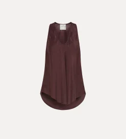 forte_forte top in habotai silk black orchid^ Tops