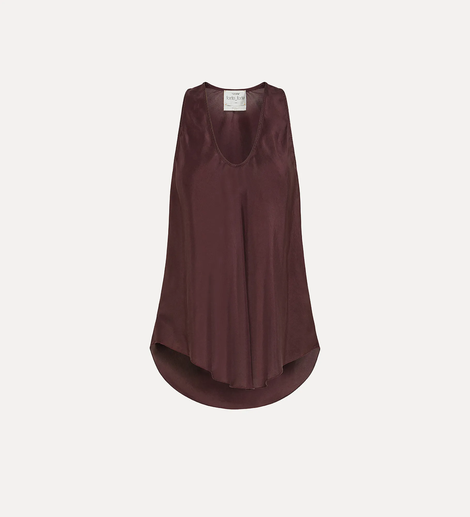 forte_forte top in habotai silk black orchid^ Tops