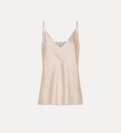 forte_forte top in silk satin oyster^ Tops