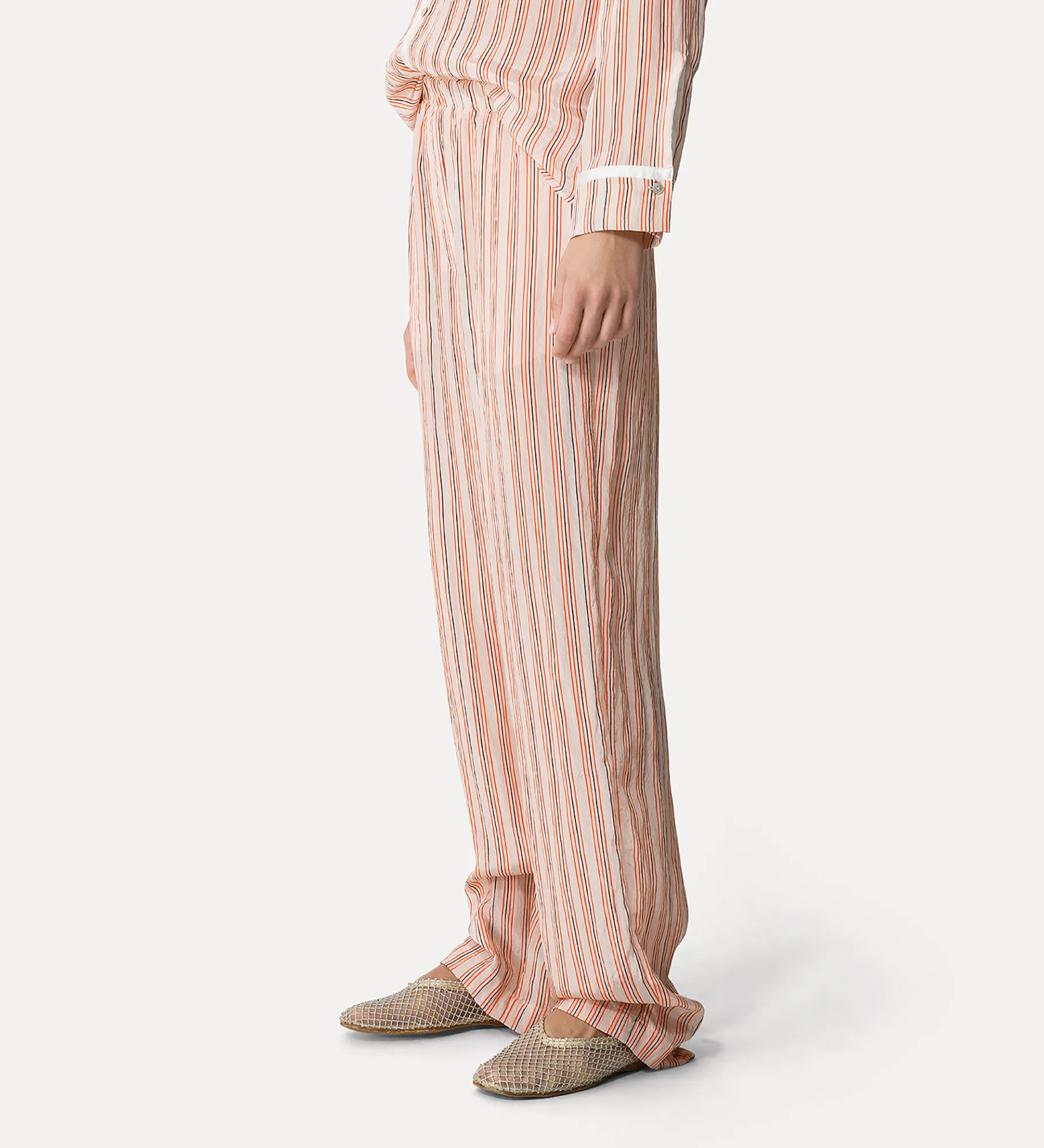 forte_forte trousers with an elasticated waist pistillo^ Pants