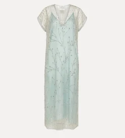forte_forte tulle dress with embroidered “firefly” detailing firefly^ Dresses
