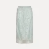 forte_forte tulle skirt with “firefly” embroidered detailing firefly^ Skirts