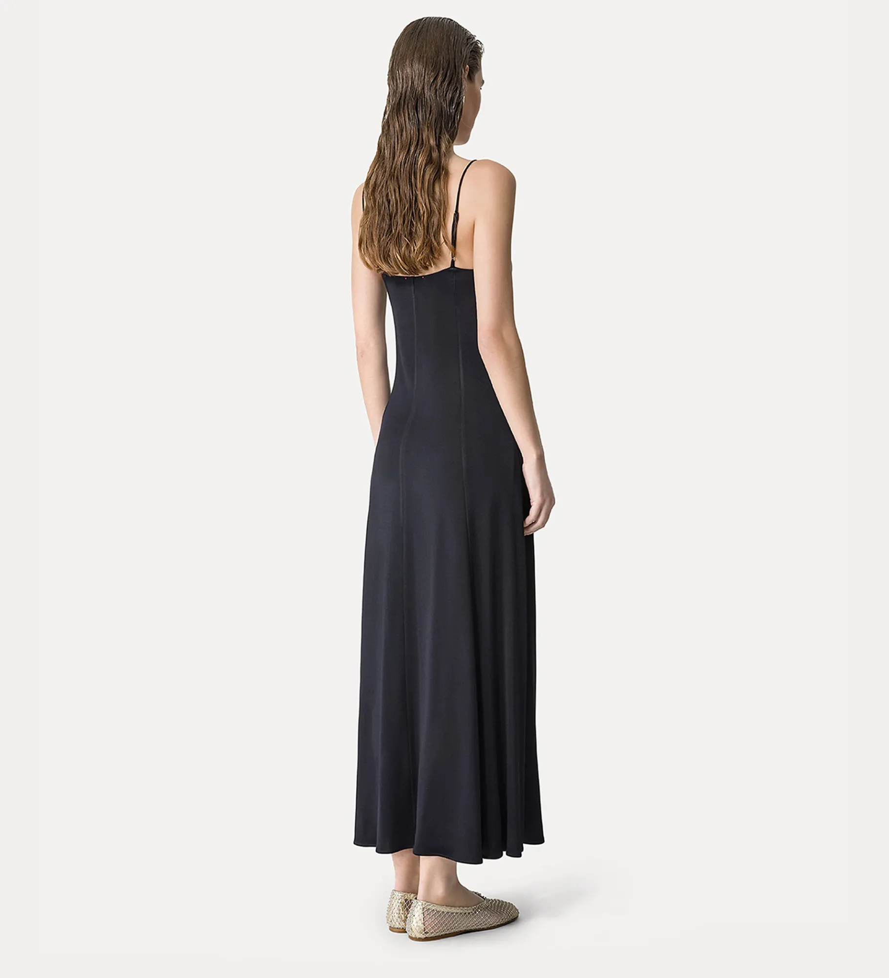 forte_forte viscose slip dress abisso^ Dresses
