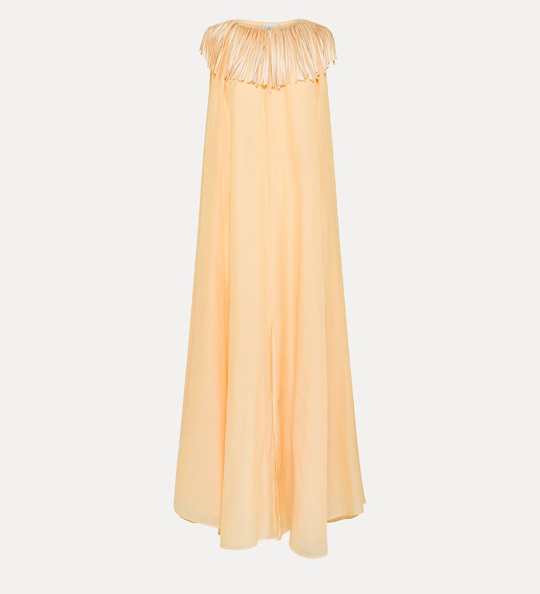 forte_forte voile dress with fringing sole^ Dresses