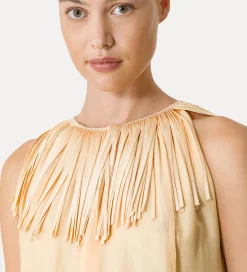 forte_forte voile dress with fringing sole^ Dresses