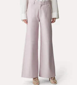 forte_forte wide–leg trousers in nappa oyster^ Pants