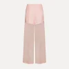 forte_forte wide–leg trousers in silk organza pesco^ Pants