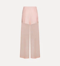 forte_forte wide–leg trousers in silk organza pesco^ Pants