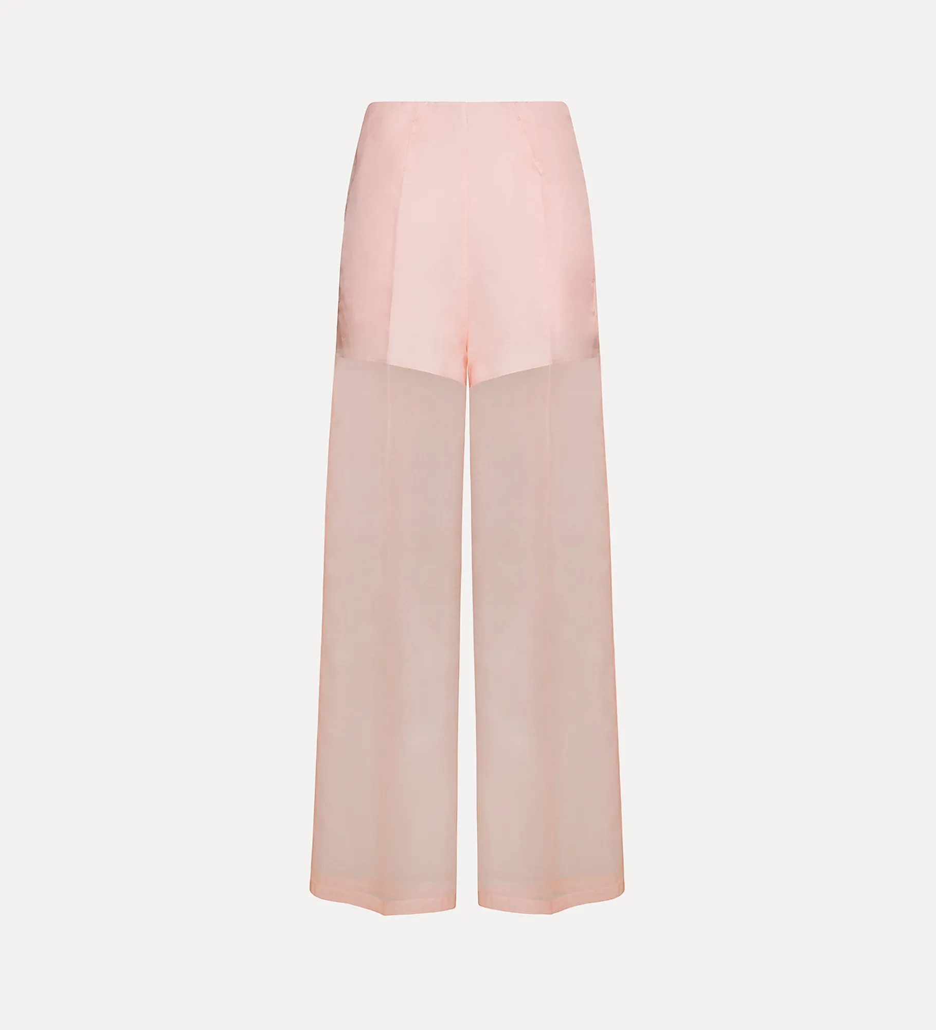 forte_forte wide–leg trousers in silk organza pesco^ Pants